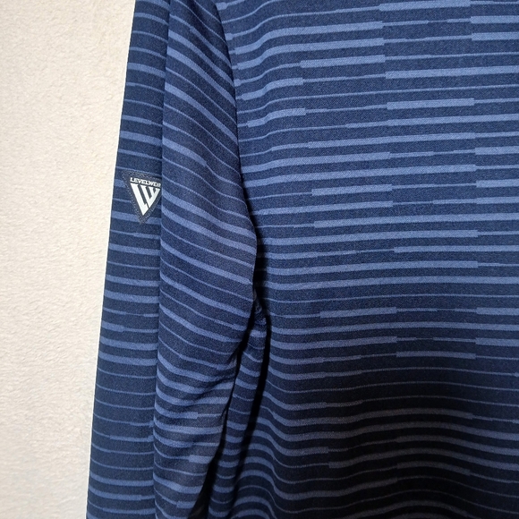 LEVEL WEAR MEN'S MEDIUM QUARTER ZIP PULLOVER GOLF SHIRT NEW WITH TAG - Picture 3 of 9